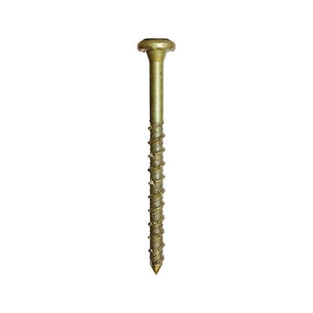 Grk Fasteners CALIBURN Concrete Screw, Yellow Zinc 5914734